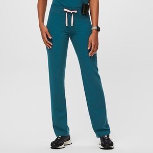 Figs scrubs, Livingston basic scrub pants. XS. Caribbean blue.